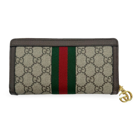 GUCCI: GG Supreme Ophidia Zip Around Wallet