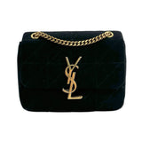 SAINT LAURENT: Quilted Jersey Mini Jamie
