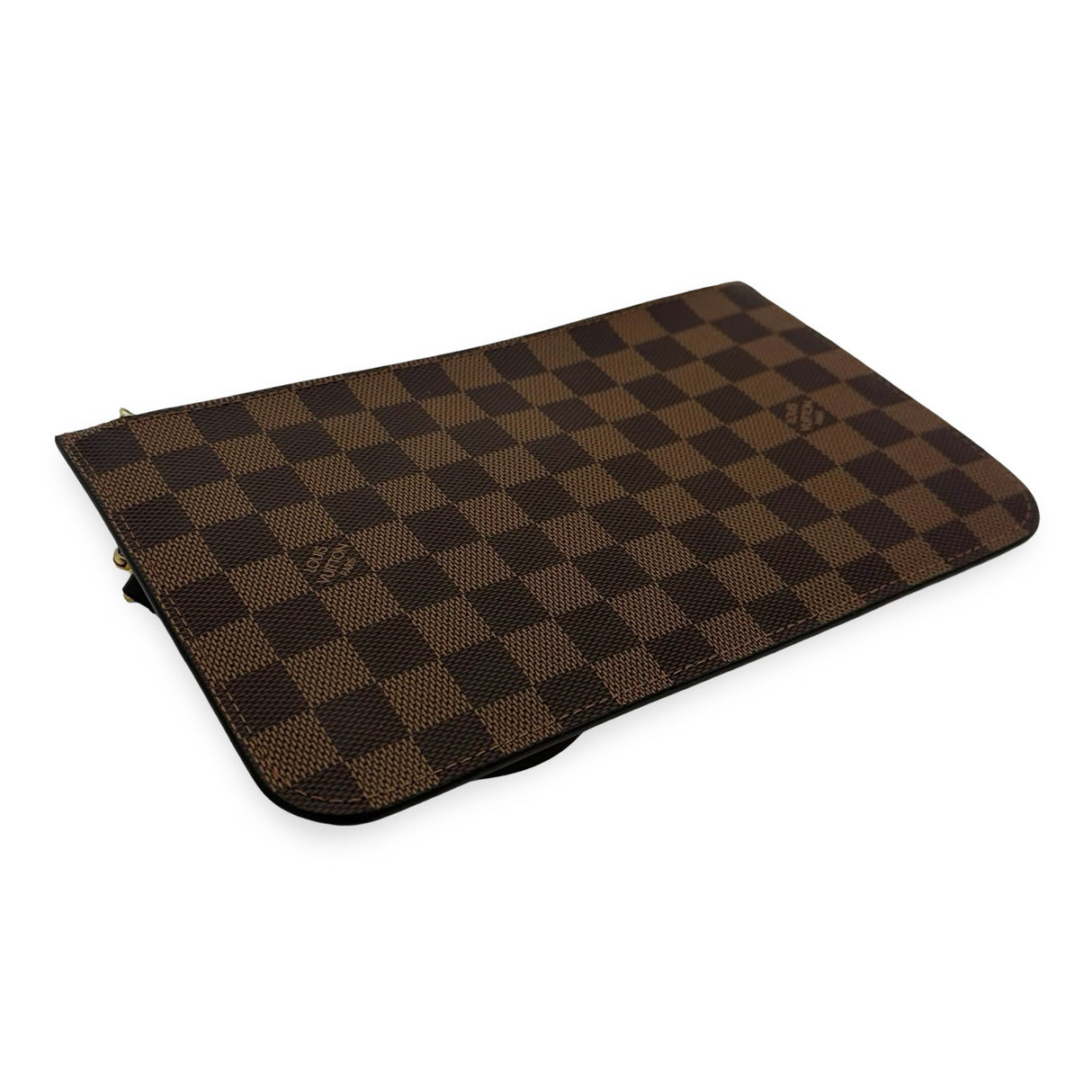 LOUIS VUITTON: Damier Ebene Neverfull Pochette