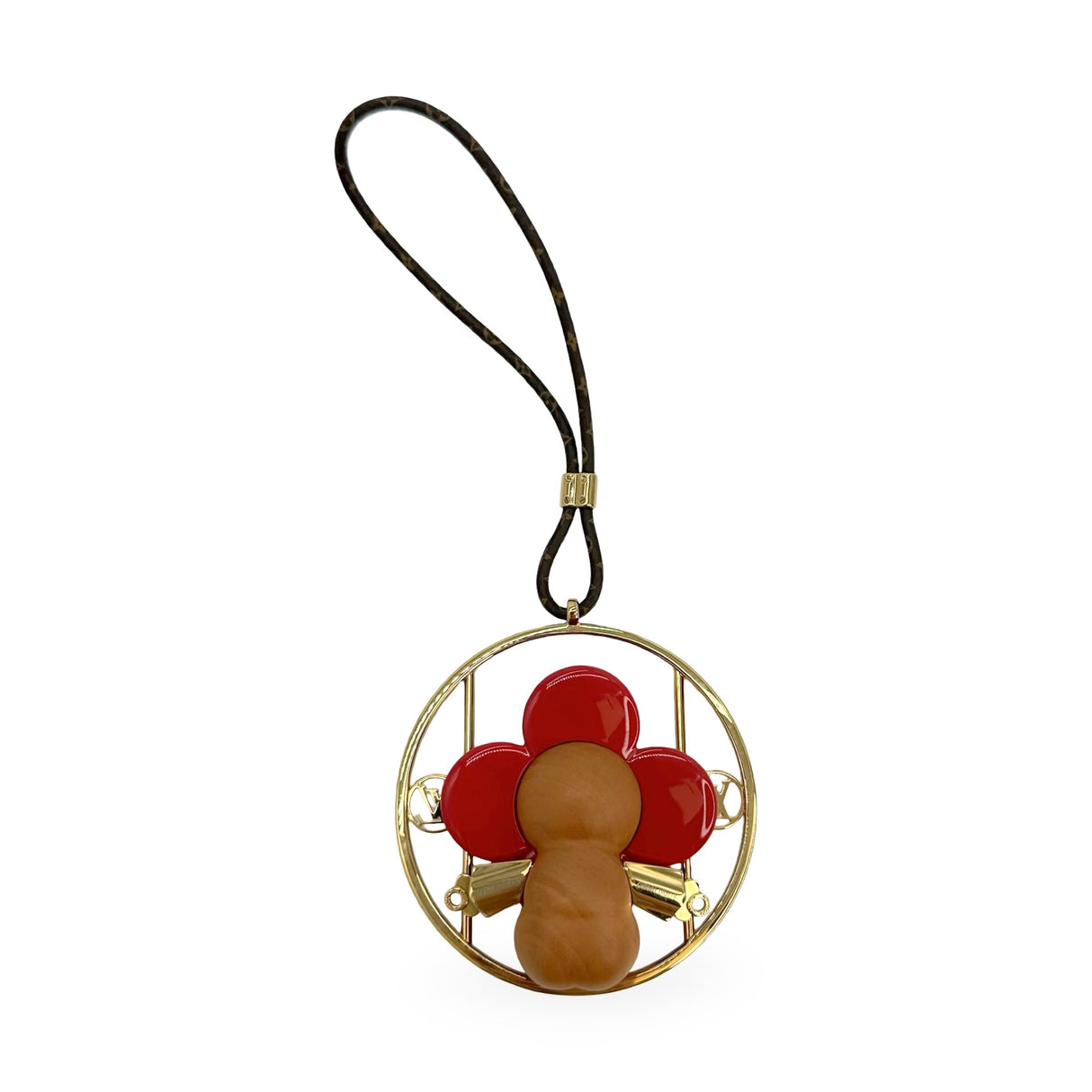 LOUIS VUITTON: Vivienne Metal Swing Bag Charm