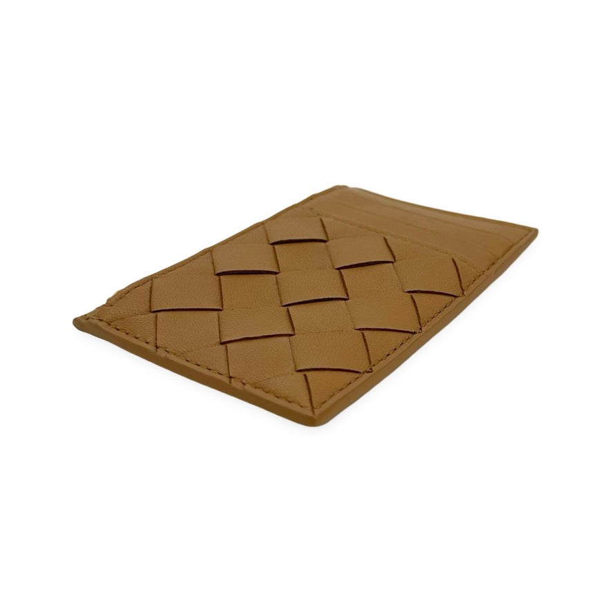 BOTTEGA VENETA: Intrecciato Zip Top Card Holder