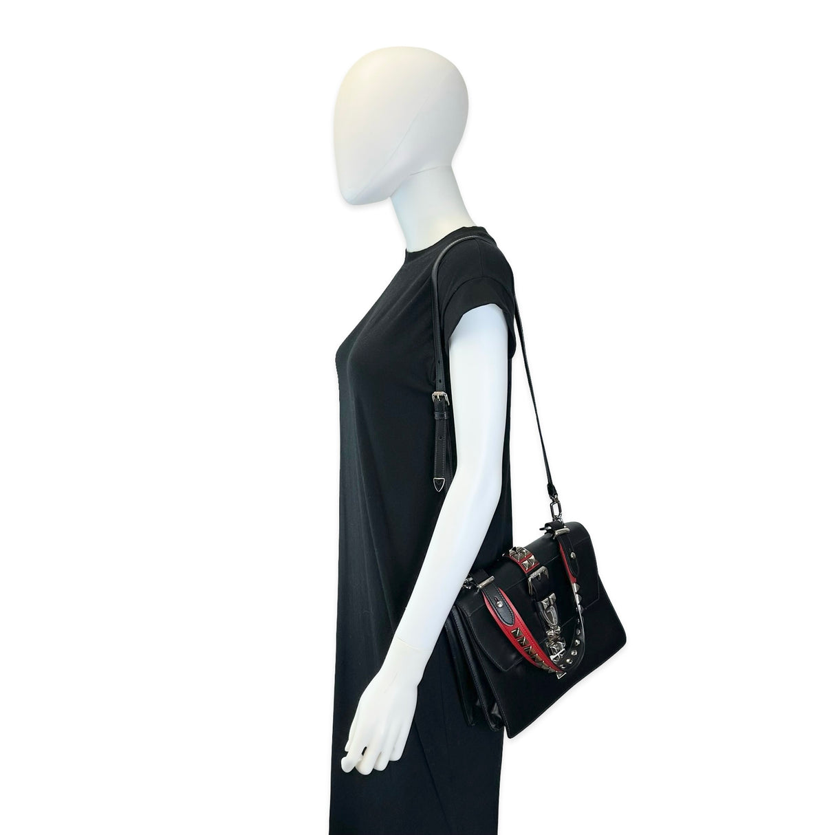PRADA: Saffiano Leather Elektra Shoulder Bag