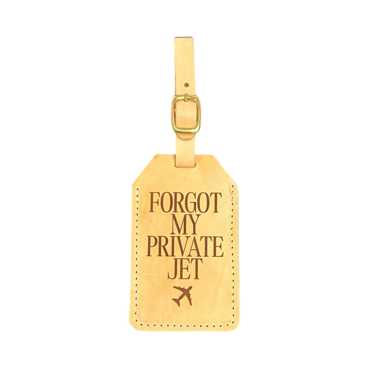 Luggage Tag: Forgot My Private Jet