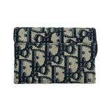 CHRISTIAN DIOR: Oblique Saddle Card Holder Wallet