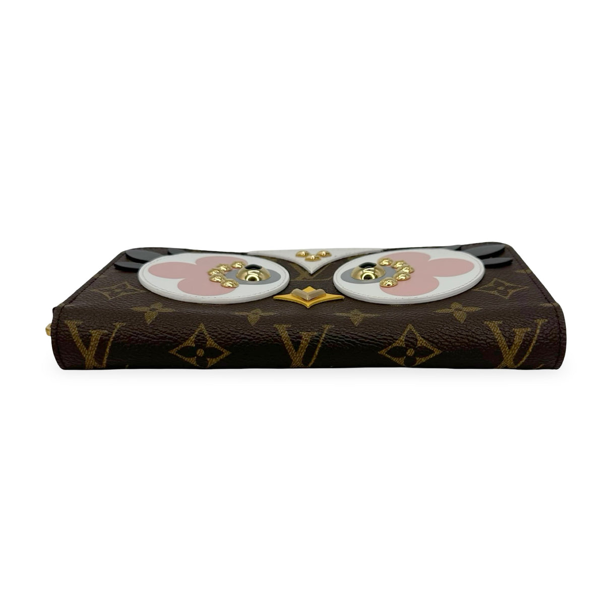 LOUIS VUITTON: Monogram Lovely Bird Owl Zippy Wallet