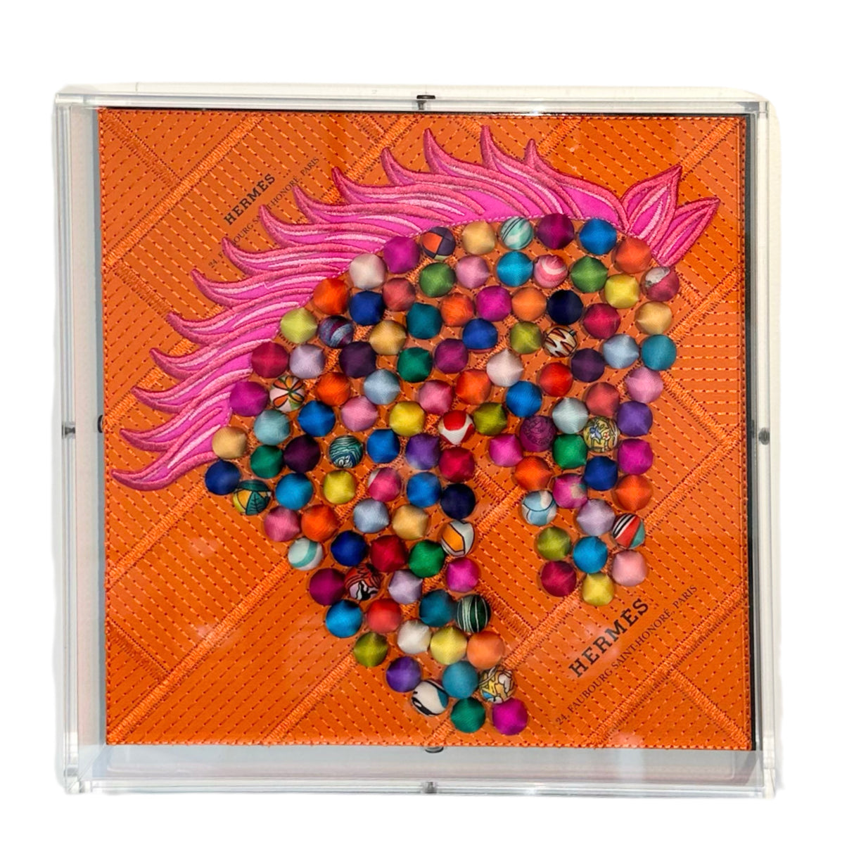 Stephen Wilson: 12x12 Hermes Pom-Pom Cavalier