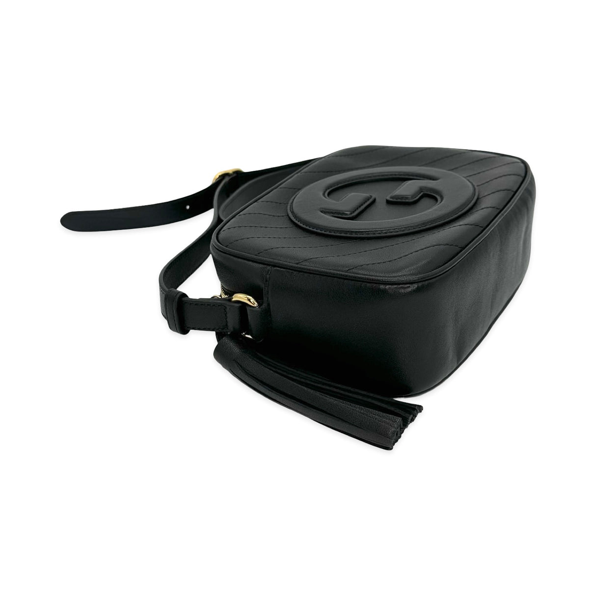 GUCCI: Diagonal Quilted Blondie Small Camera Bag