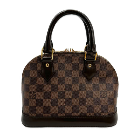 LOUIS VUITTON: Damier Ebene Alma BB