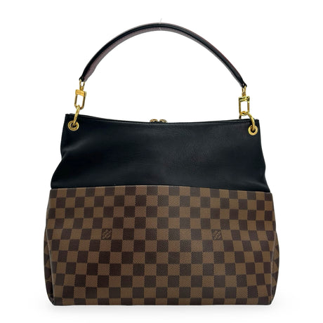 LOUIS VUITTON: Damier Ebene Maida Hobo