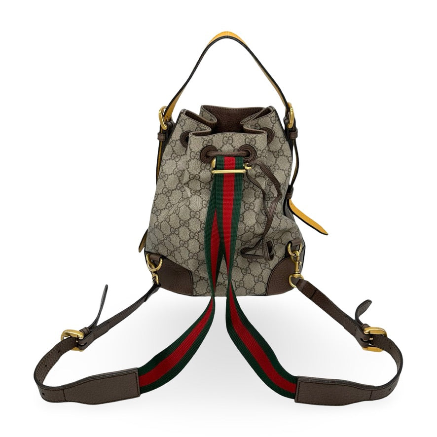 GUCCI: GG Supreme Neo Vintage Bucket Backpack