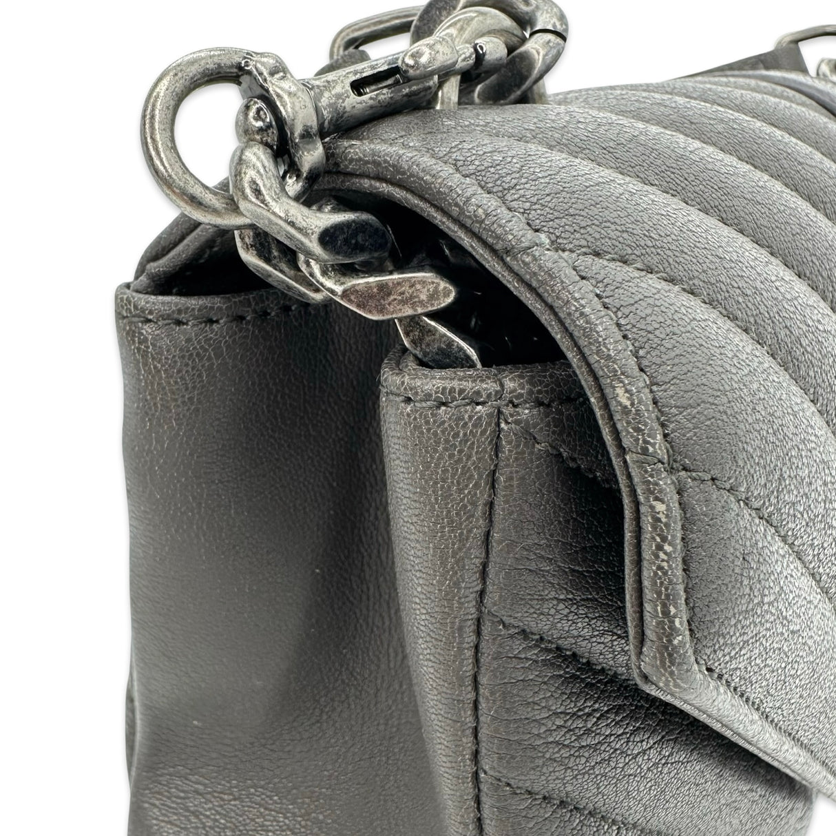 Quilted Calfskin Medium College Chain Bag