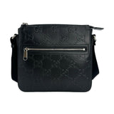 Perforated Embossed Messenger Bag
