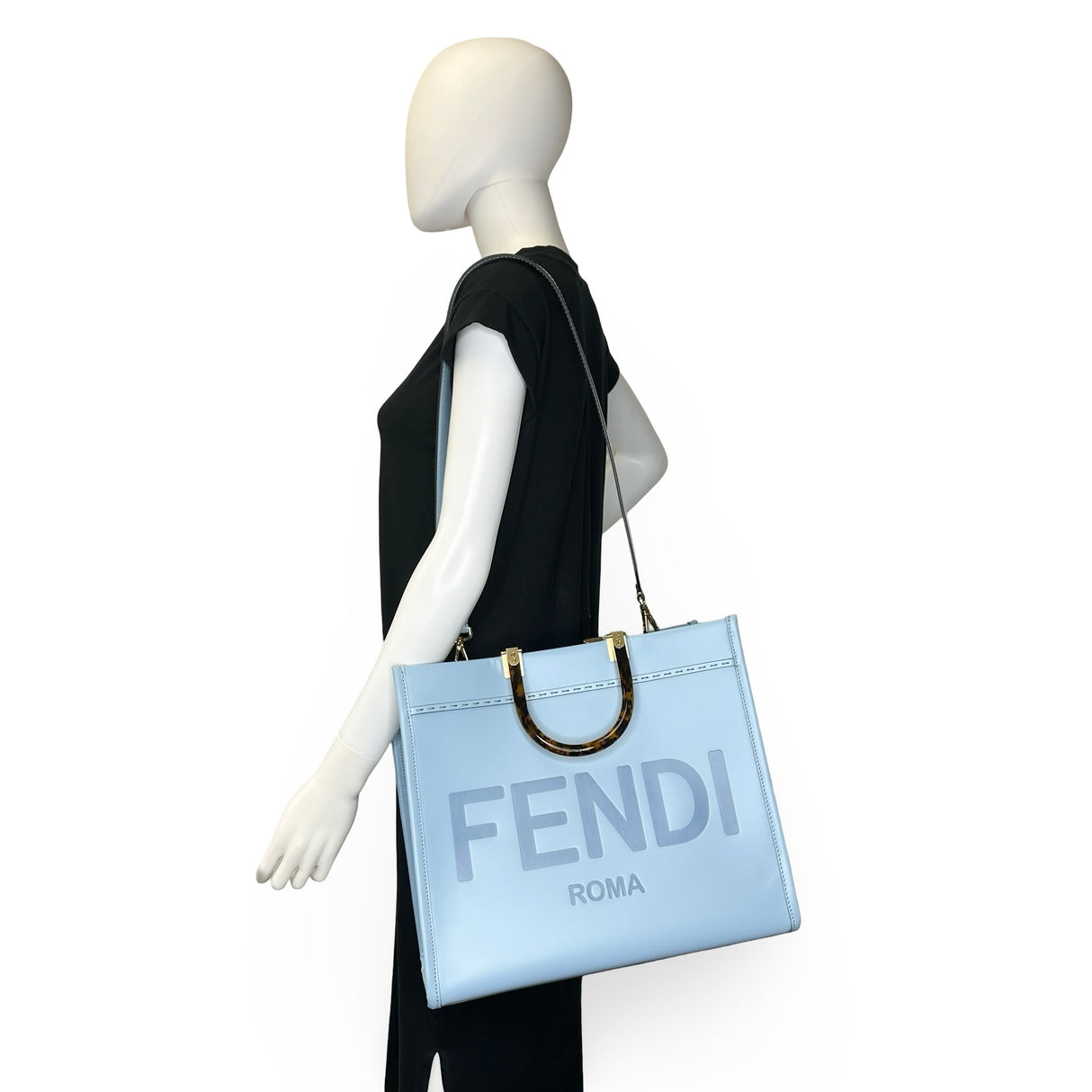 FENDI: Leather Medium Sunshine Tote