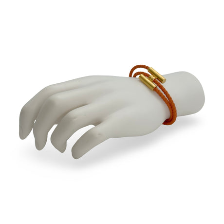 HERMES: Swift Calfskin Tournis Tresse Bracelet