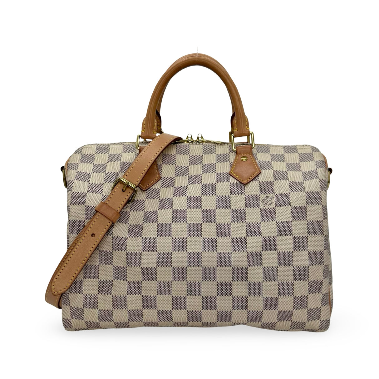 LOUIS VUITTON: Damier Azur Speedy Bandouliere 30