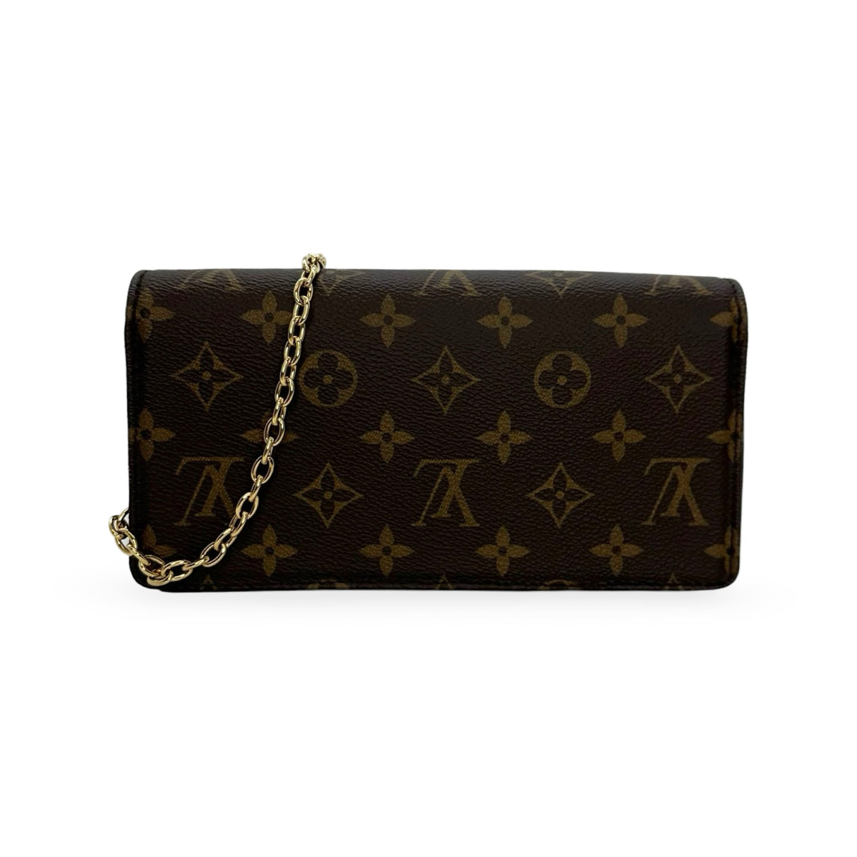 LOUIS VUITTON: Monogram Lily Wallet on a Chain