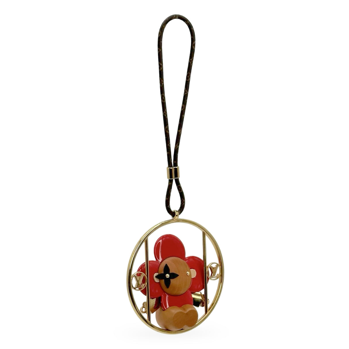 LOUIS VUITTON: Vivienne Metal Swing Bag Charm