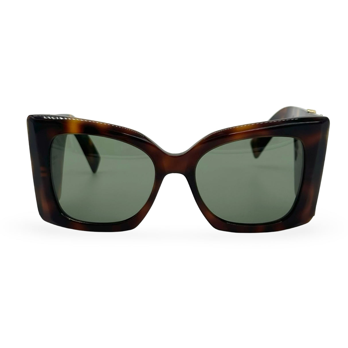 SAINT LAURENT: Tortoiseshell Blaze Sunglasses