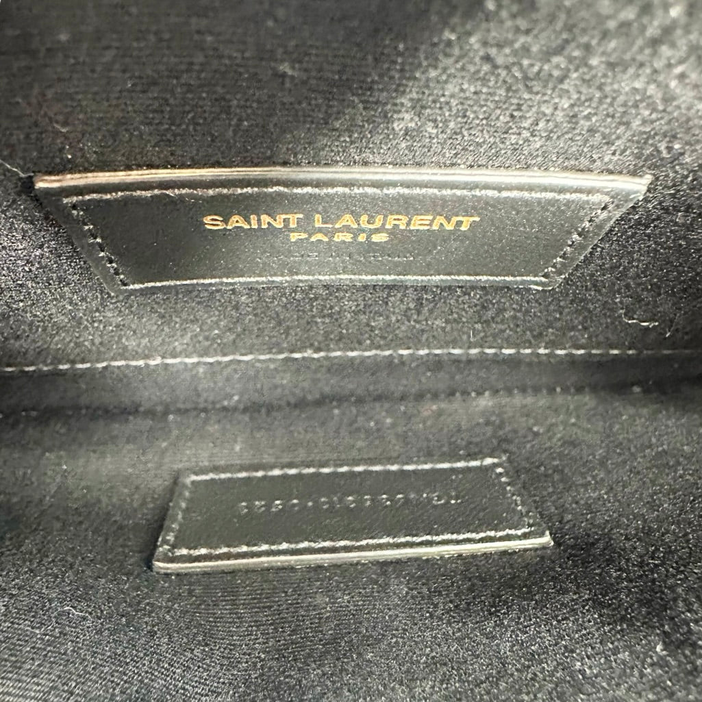 Quilted Grain de Poudre Cassandre Pouch Wristlet