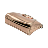 GIVENCHY: Metallic Calfskin Nano Antigona Crossbody Bag