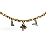 LOUIS VUITTON: Crystal Love Letters Timeless Bracelet