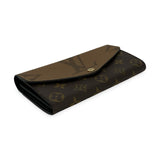 LOUIS VUITTON: Monogram Reverse Sarah Wallet