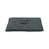 CHANEL: Quilted Lambskin 19 Card Holder