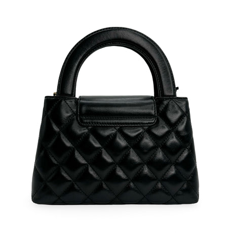 CHANEL: Quilted Calfskin Nano Kelly Top Handle Bag
