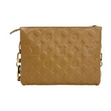 Monogram Embossed Lambskin Coussin PM