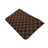LOUIS VUITTON: Damier Ebene Neverfull Pochette