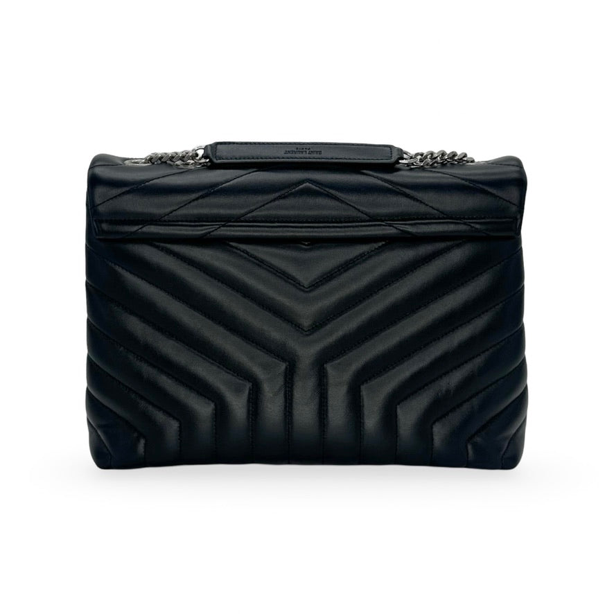 SAINT LAURENT: Quilted Leather Medium LouLou