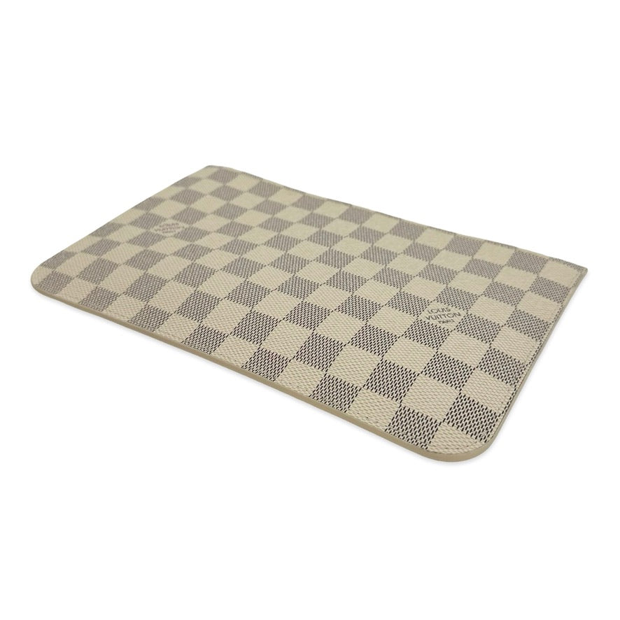 LOUIS VUITTON: Damier Azur Neverfull Pochette