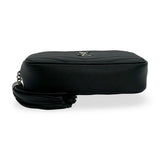 SAINT LAURENT: Quilted Grain de Poudre Mini Lou Camera Bag