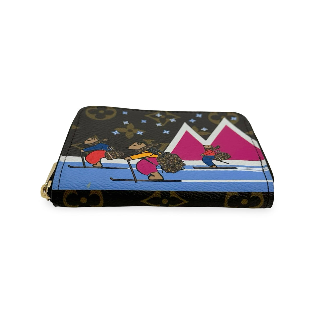 LOUIS VUITTON: Monogram Animation Zippy Coin Purse