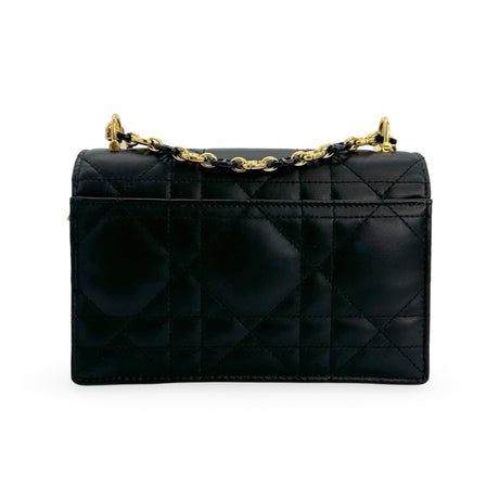 CHRISTIAN DIOR: Lambskin Cannage Miss Caro Mini Bag