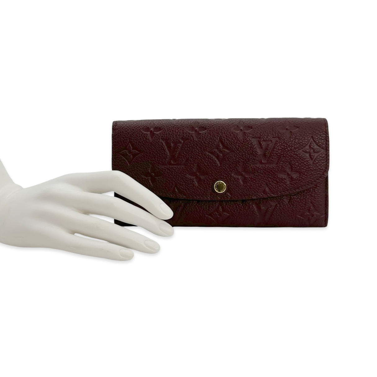 LOUIS VUITTON: Monogram Empreinte Emilie Wallet