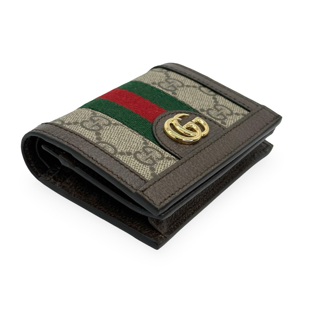 GUCCI: GG Supreme Ophidia Compact Wallet