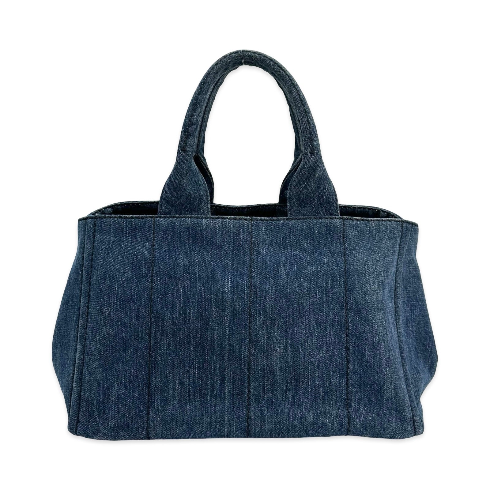 PRADA: Denim Large Canapa Tote – Luv Luxe Scottsdale