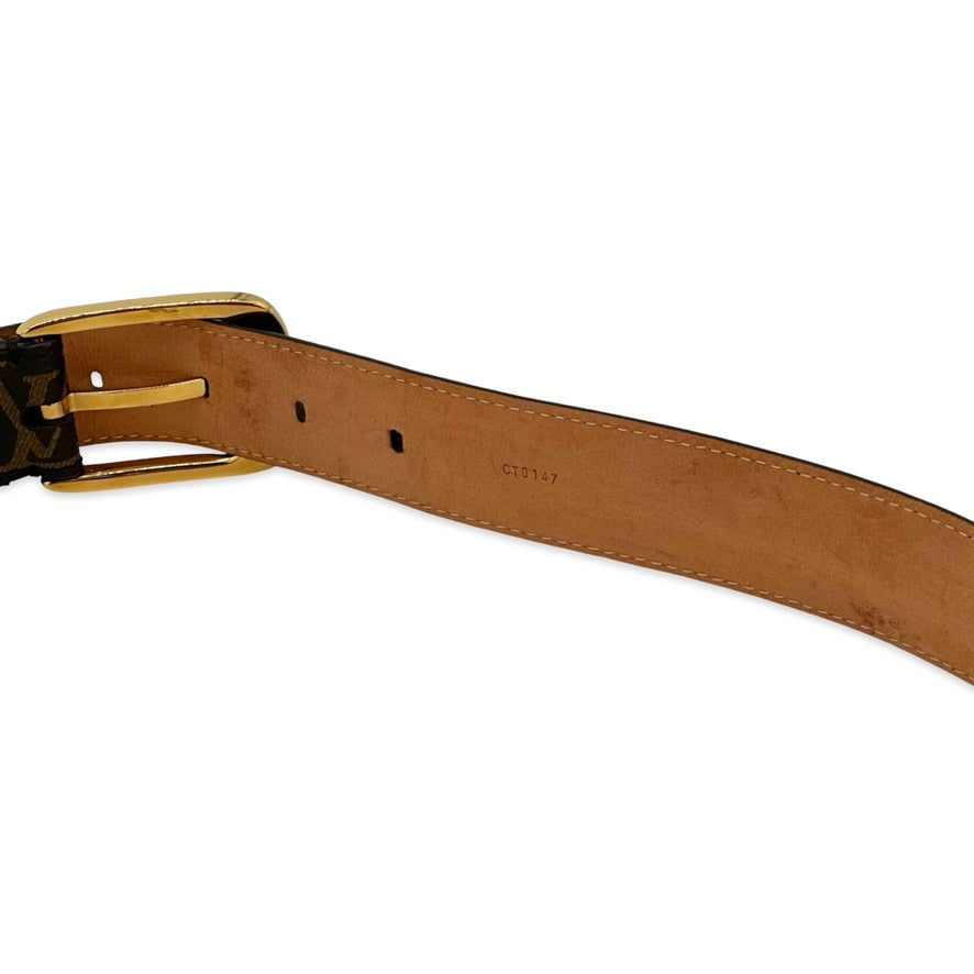 LOUIS VUITTON: Monogram Ellipse Belt