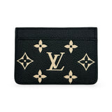 LOUIS VUITTON: Monogram Empreinte Bicolor Card Holder