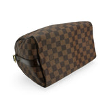 LOUIS VUITTON: Damier Ebene Speedy Bandouliere 25