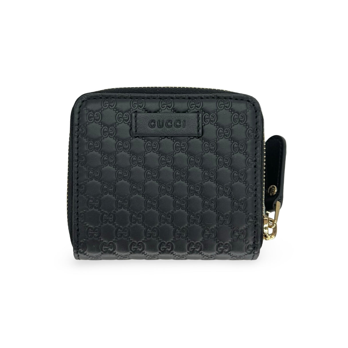 GUCCI: Microguccissima Compact Zip Wallet