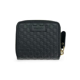 GUCCI: Microguccissima Compact Zip Wallet
