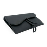 CHRISTIAN DIOR: Ultramatte Long Saddle Wallet with Chain