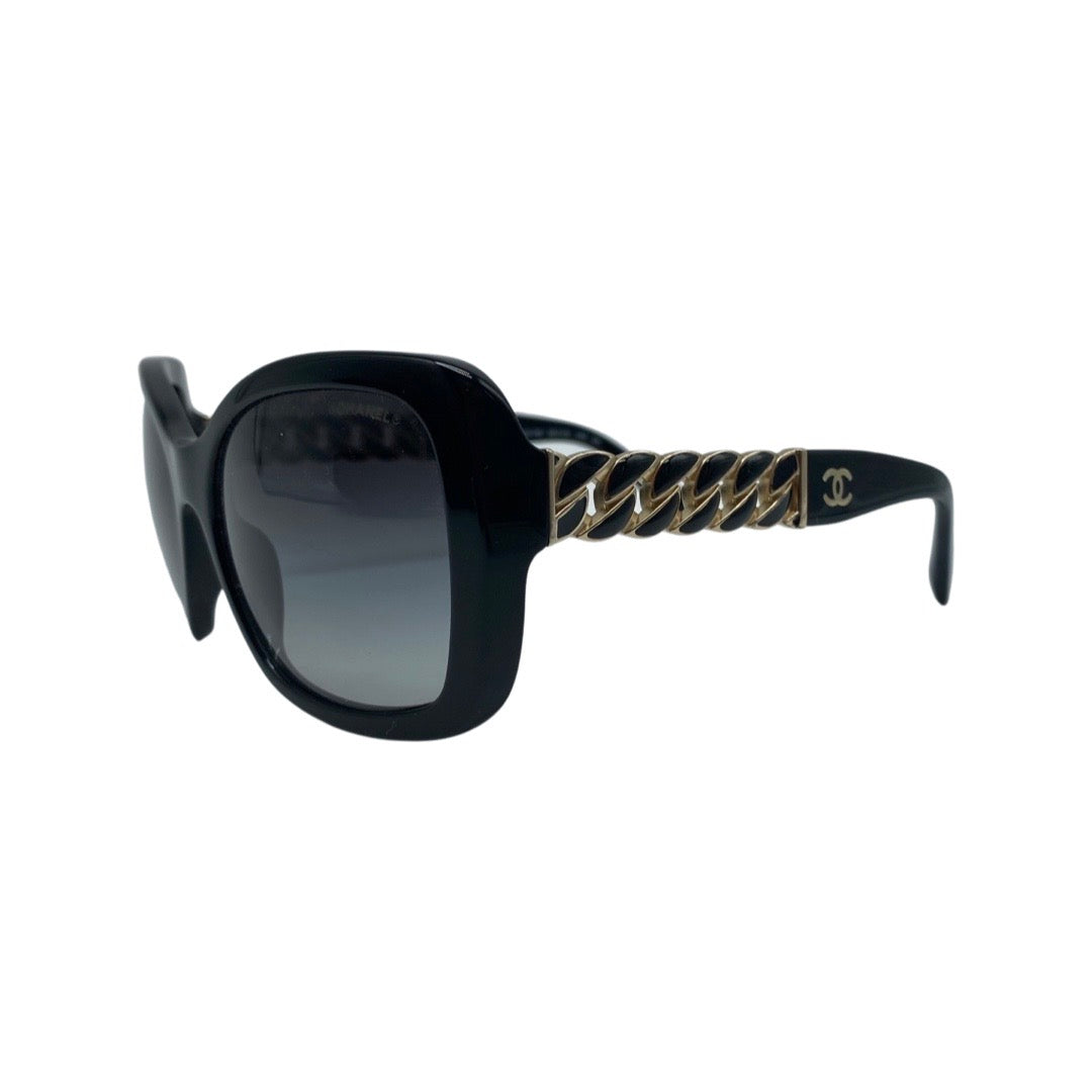 Chanel Blue Chain Square Tinted Sunglasses – Caroline's Fashion Luxuries