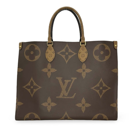 LOUIS VUITTON: Monogram ReverseOnthego GM