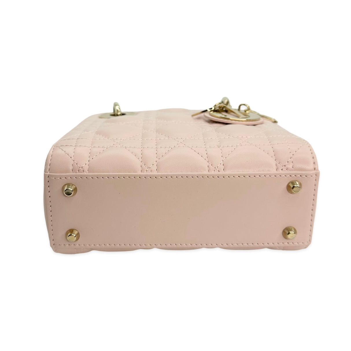 CHRISTIAN DIOR: Cannage Mini Lady Dior