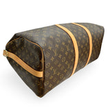 LOUIS VUITTON: Monogram Keepall Bandouliere 50