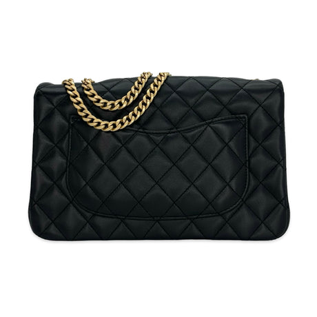 CHANEL: Quilted Lambskin Sweet Camellia Small Flap Bag