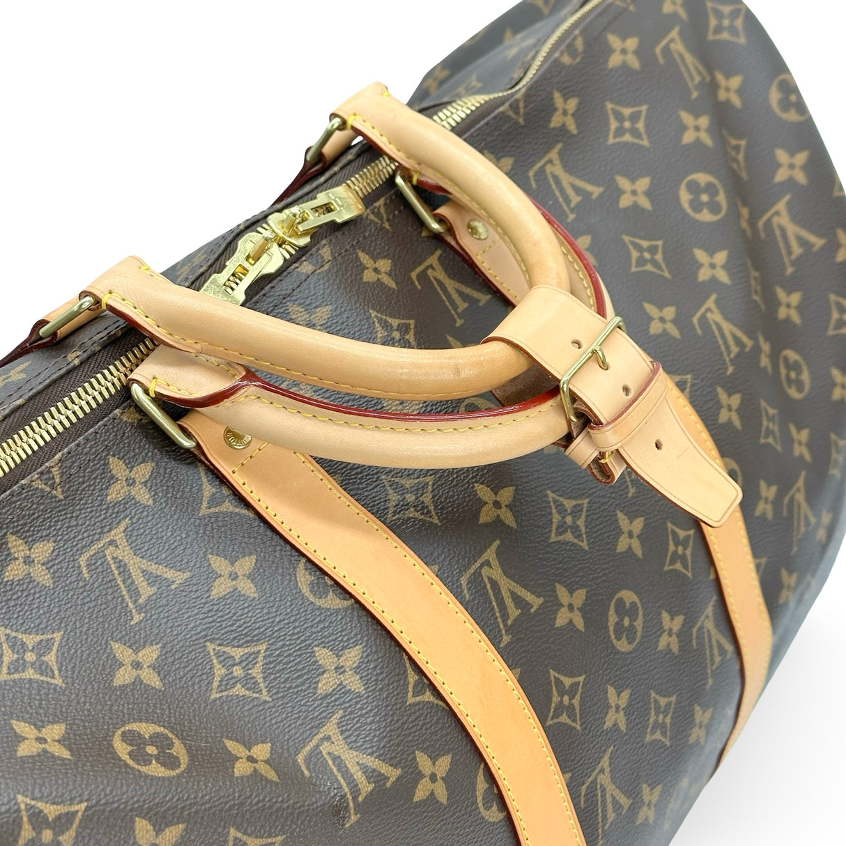 LOUIS VUITTON: Monogram Keepall Bandouliere 50